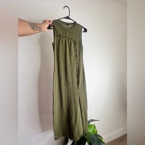 ARMY GREEN SUMMER DRESS